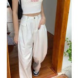 ウエストフックルーズデニム ゆったり ストレートパンツ | maison de LATIR | 詳細画像8