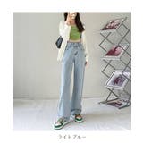 シルエットがきれいなハイウエストストレートデニム ハイウエスト ルーズ | maison de LATIR | 詳細画像15