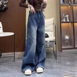 トップスを選ばない頼れるワイドパンツ フルレングス ボトム | maison de LATIR | 詳細画像11