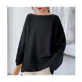 ゆったりシルエットが可愛いオフショルデザインニット オフショルダー プルオーバー | maison de LATIR | 詳細画像2