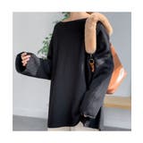 ゆったりシルエットが可愛いオフショルデザインニット オフショルダー プルオーバー | maison de LATIR | 詳細画像5