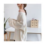 ゆったりシルエットが可愛いオフショルデザインニット オフショルダー プルオーバー | maison de LATIR | 詳細画像7