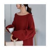 ゆったりシルエットが可愛いオフショルデザインニット オフショルダー プルオーバー | maison de LATIR | 詳細画像10