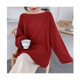 ゆったりシルエットが可愛いオフショルデザインニット オフショルダー プルオーバー | maison de LATIR | 詳細画像11