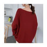 ゆったりシルエットが可愛いオフショルデザインニット オフショルダー プルオーバー | maison de LATIR | 詳細画像13