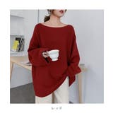 ゆったりシルエットが可愛いオフショルデザインニット オフショルダー プルオーバー | maison de LATIR | 詳細画像19