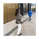 レトロな風合いが可愛い女子ニット カジュアル チェック柄 | maison de LATIR | 詳細画像6 