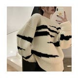 ゆったりシルエットが大人可愛い雰囲気を出してくれるニット ラウンドネック 秋 | maison de LATIR | 詳細画像5 