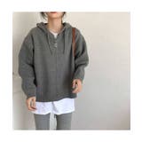 シンプルで合わせやすいのに可愛いニットフーディ 韓国 冬 | maison de LATIR | 詳細画像8 