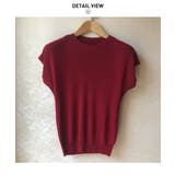 コーデを上品に仕上げるフレンチスリーブサマーニット 冬 無地 | maison de LATIR | 詳細画像7 