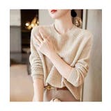 上品な可愛らしさを演出するクロシェ編みショート丈ニット かぎ編み | maison de LATIR | 詳細画像4 