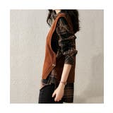 ロングシーズン活躍する人気のサイドボタンニットベスト リブニット プルオーバー | maison de LATIR | 詳細画像6 