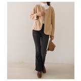 大人可愛いボアブルゾン レディース 大きいサイズ | maison de LATIR | 詳細画像8 