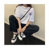 ビッグプリントデザインがオシャレなTシャツ 半袖 バックプリント | maison de LATIR | 詳細画像3