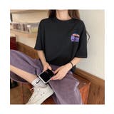 ビッグプリントデザインがオシャレなTシャツ 半袖 バックプリント | maison de LATIR | 詳細画像6
