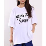 ロック風プリントデザインのラージTシャツ 半袖 オーバーサイズ | maison de LATIR | 詳細画像2