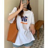 立体英字ロゴがポイントのTシャツ フロントプリント 英字プリント | maison de LATIR | 詳細画像4