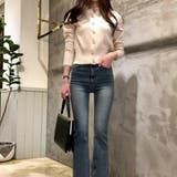 美くびれを演出する大人金ボタンニットカーディガン トップス 羽織り | maison de LATIR | 詳細画像10