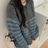 毎日着たくなる万能ボーダーカーディガン オフィス オフィスカジュアル | maison de LATIR | 詳細画像2