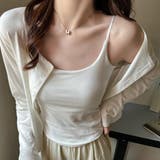 さらっと羽織れて着まわしやすい、ベーシックなクルーネック春カーディガン 春 春服 | maison de LATIR | 詳細画像7 