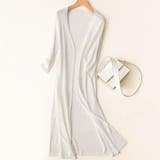 軽やかな透け感で上品に決まるシアー春夏カーディガン 薄手 七分袖 | maison de LATIR | 詳細画像4 