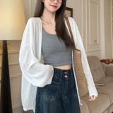 軽やかな透け感とゆったりシルエットで抜け感をまとうシアー春夏カーディガン 薄手 … | maison de LATIR | 詳細画像5 