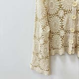 着まわし力抜群のクロシェカーデ トップス Vネック | maison de LATIR | 詳細画像11