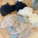 ふんわり軽やかなビッグシフォンシュシュ シアー 大きい | maison de LATIR | 詳細画像9 