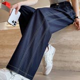 シンプルなのにおしゃれ サイドステッチワイドパンツ 大人の着回しアイテム | maison de LATIR | 詳細画像1 