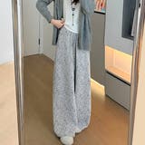 軽やかに旬の着こなしを楽しむワイドパンツ フルレングス ボトム | maison de LATIR | 詳細画像6 