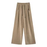 オフィスカジュアルなレディースコーデュロイワイドパンツ ボトム オフィスカジュアル | maison de LATIR | 詳細画像13 