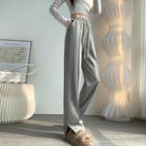 動きやすさも今っぽさもちょうどいいスエットスラックス ラガー 立体感 | maison de LATIR | 詳細画像8 