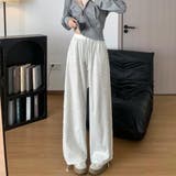 ラクなのに今っぽい。頼れるレイヤード調レースワイドパンツ ボトム フルレングス | maison de LATIR | 詳細画像5 