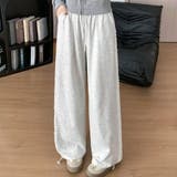 ラクなのに今っぽい。頼れるレイヤード調レースワイドパンツ ボトム フルレングス | maison de LATIR | 詳細画像6 