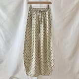 さらりと纏う、抜け感ナチュラル。リネンドットパンツ ワイドパンツ レディース | maison de LATIR | 詳細画像10
