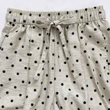 さらりと纏う、抜け感ナチュラル。リネンドットパンツ ワイドパンツ レディース | maison de LATIR | 詳細画像12