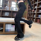 カーゴディテールでシンプルコーデを格上げ、夏服フレアワイドパンツ 。カーゴパンツ… | maison de LATIR | 詳細画像3