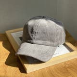 グレー | 大人カジュアルコーデにおすすめ コーデュロイキャップ ユニセックス | maison de LATIR