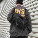 ブラック | メンズ感が可愛いビッグショルダーバッグ メッセンジャーバッグ メンズも使える | maison de LATIR