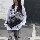 グレー | メンズ感が可愛いビッグショルダーバッグ メッセンジャーバッグ メンズも使える | maison de LATIR