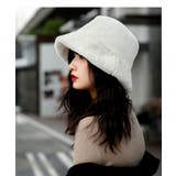 暖かかわいい。女子力アップもこもこファーバケットハット ボア ファー | maison de LATIR | 詳細画像3 