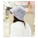 暖かかわいい。女子力アップもこもこファーバケットハット ボア ファー | maison de LATIR | 詳細画像4 