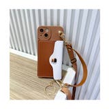 大人な印象に仕上がるハンドストラップ付スマホケースショルダー iPhoneケース | maison de LATIR | 詳細画像5