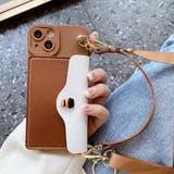 大人な印象に仕上がるハンドストラップ付スマホケースショルダー iPhoneケース | maison de LATIR | 詳細画像1