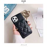 上品な雰囲気を楽しむキルティングポケット付きスマホケースショルダー スマホカバー… | maison de LATIR | 詳細画像8 