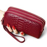 レッド | オフィスのランチタイムにもおすすめのクラッチバッグ 財布 スマホ | maison de LATIR