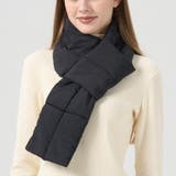軽あったか、冬コーデのおしゃれ中綿マフラー 携帯 持ち歩き | maison de LATIR | 詳細画像1 
