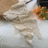 巻き方ひとつでコーデに表情が変わるクロシェレース マルチウェイレーススカーフ ホ… | maison de LATIR | 詳細画像6 