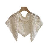 巻き方ひとつでコーデに表情が変わるクロシェレース マルチウェイレーススカーフ ホ… | maison de LATIR | 詳細画像7 