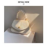 パールビーズハンドルがショルダーチェーンミニバッグ ミニバッグ チェーンバッグ | maison de LATIR | 詳細画像6